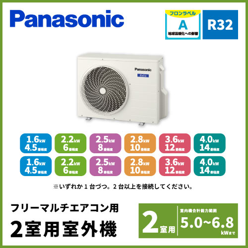 CU-M530D2 パナソニック マルチ用室外機 【2室用 5.0kW-6.8kWまで  