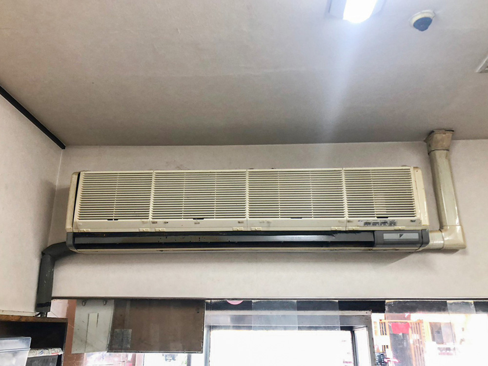 ダイキン製業務用壁掛けエアコン入替え工事｜新宿区 | 業務用エアコン 