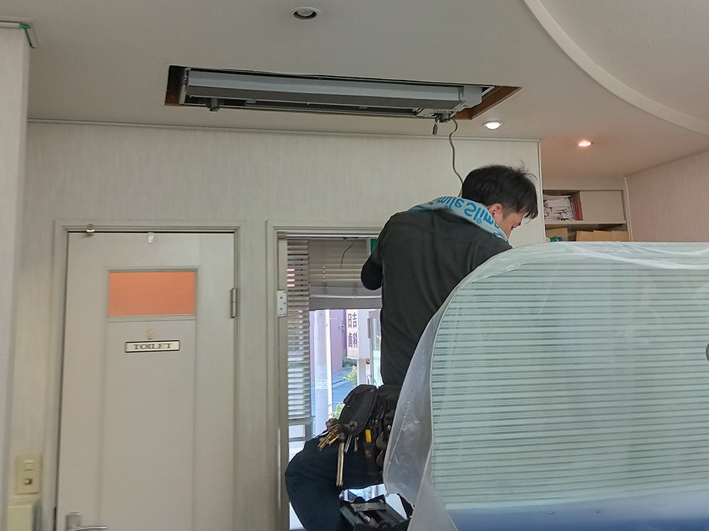 新規室内機D連絡線接続