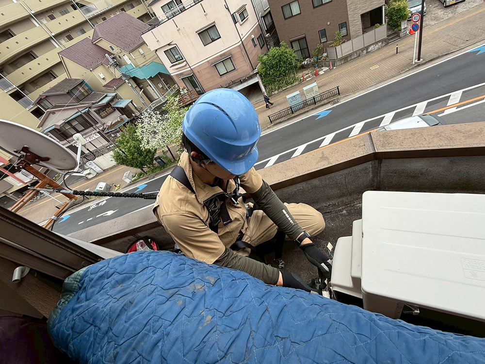 新規室外機配管接続