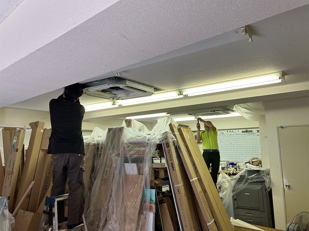 新規室内機設置