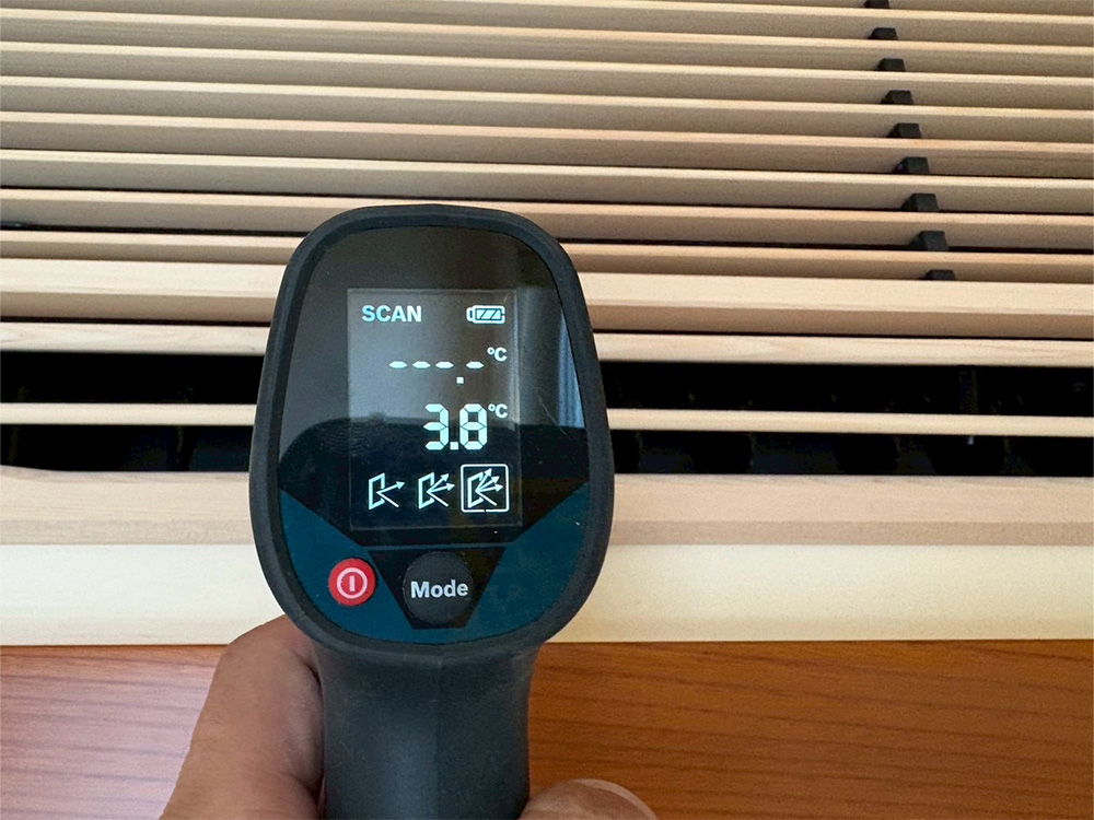 室内機A温度テスト