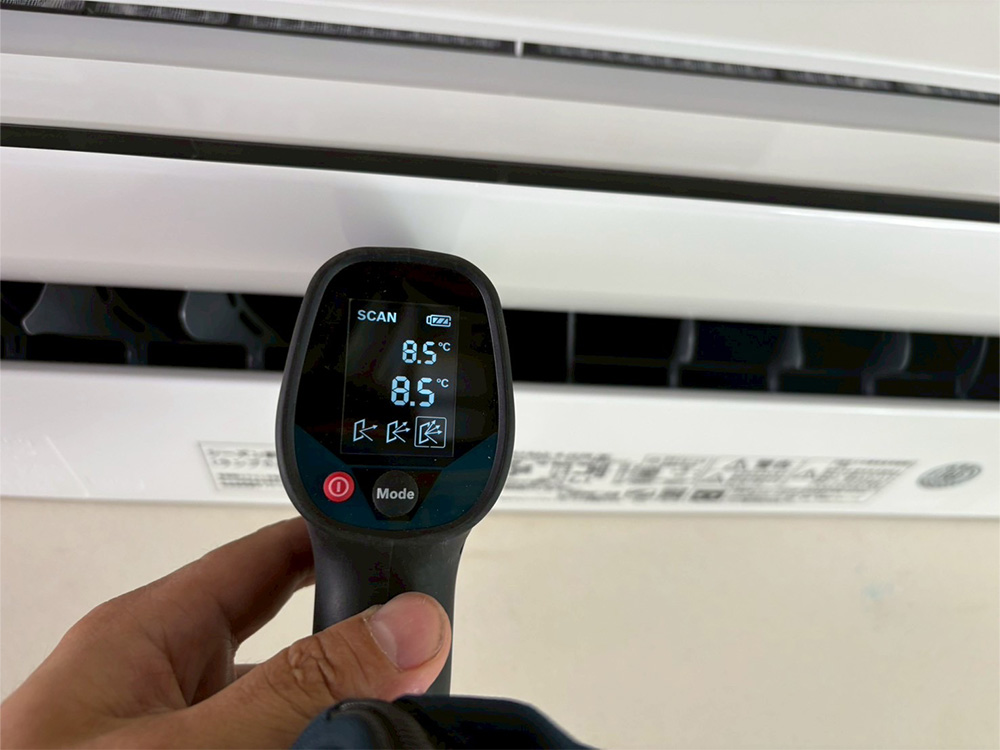 室内機B温度テスト