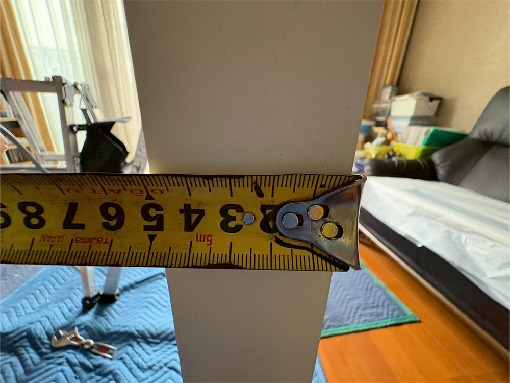 オーダースペーサー寸法確認