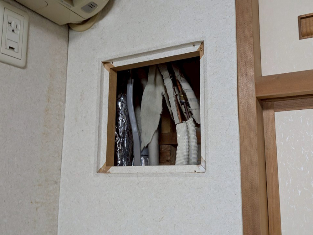 室内機B側既存配管