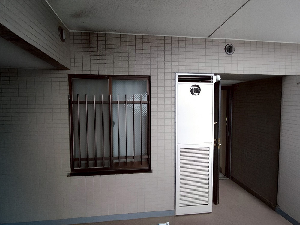 新旧室外機設置個所