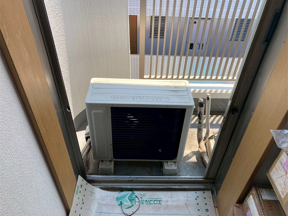 既存室外機C再設置