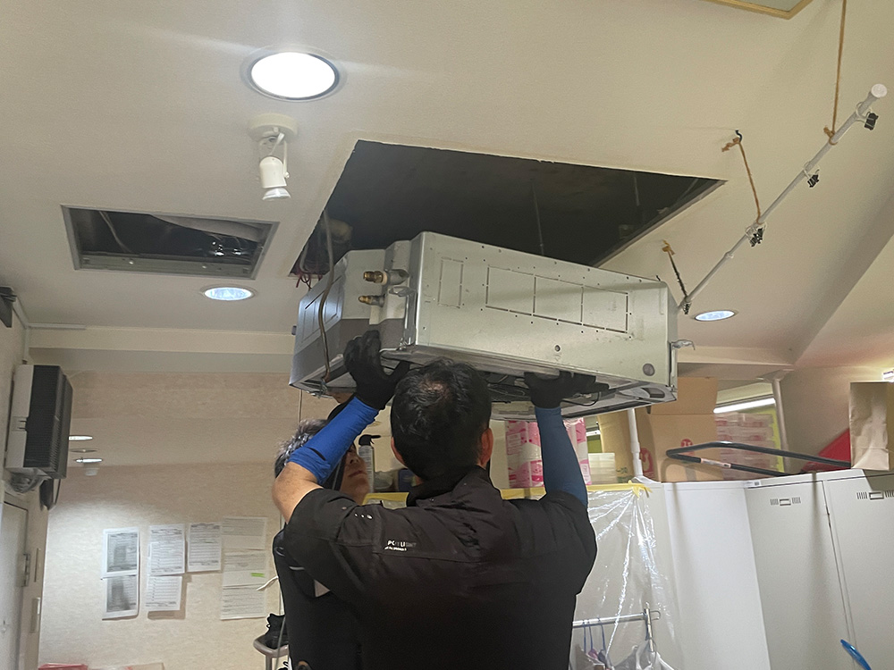 既存室内機撤去