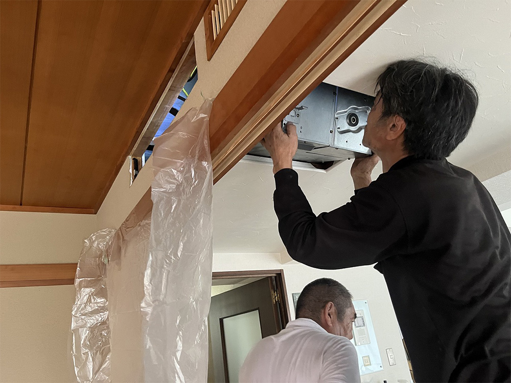既存室内機C撤去③