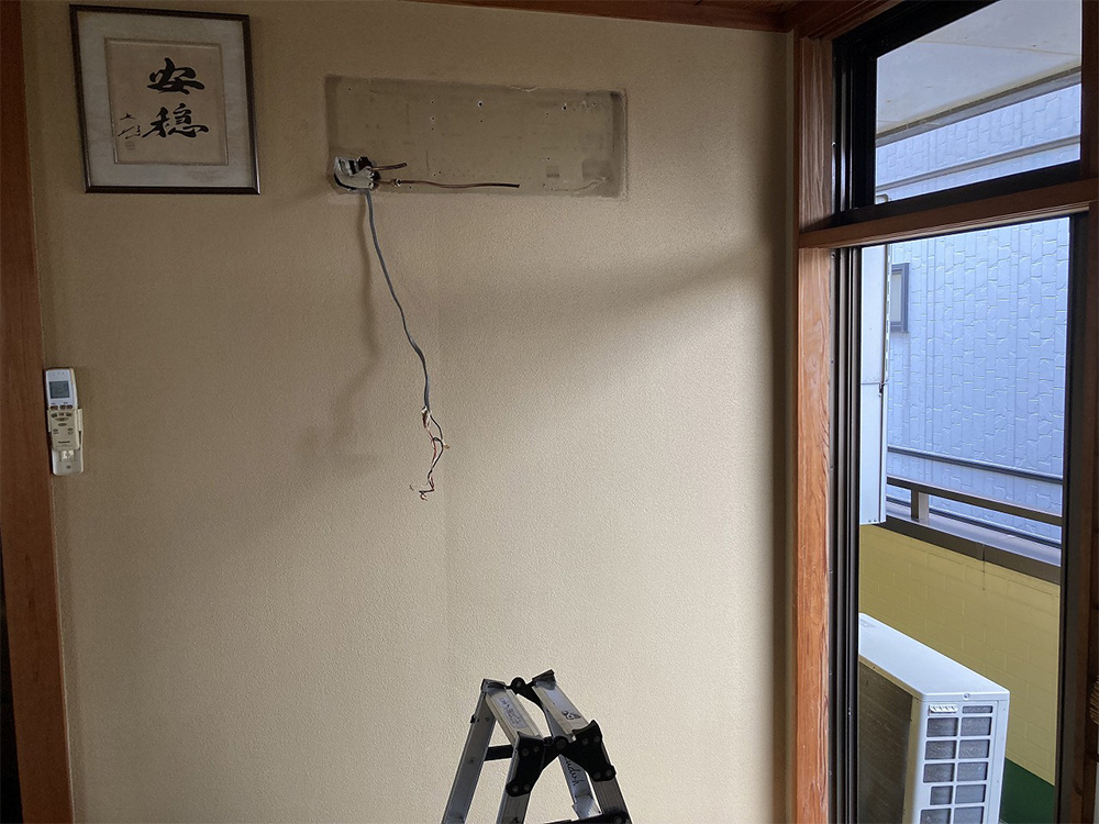 既存室内機A撤去