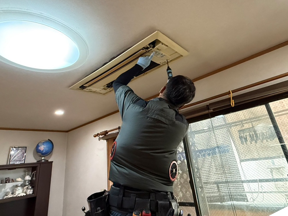 既存室内機撤去②