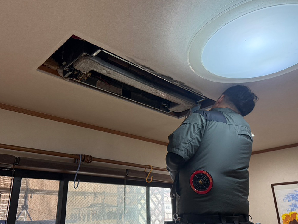 既存室内機撤去①