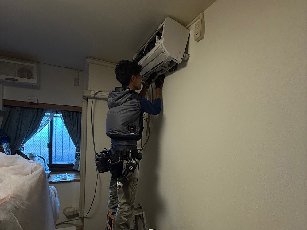 新規室内機B設置