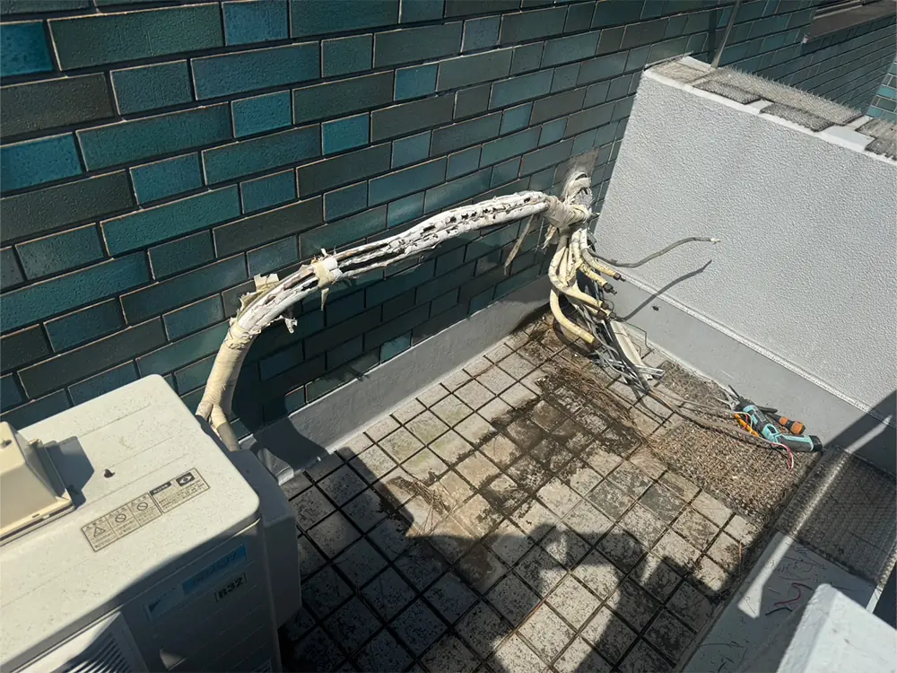 既存室外機撤去