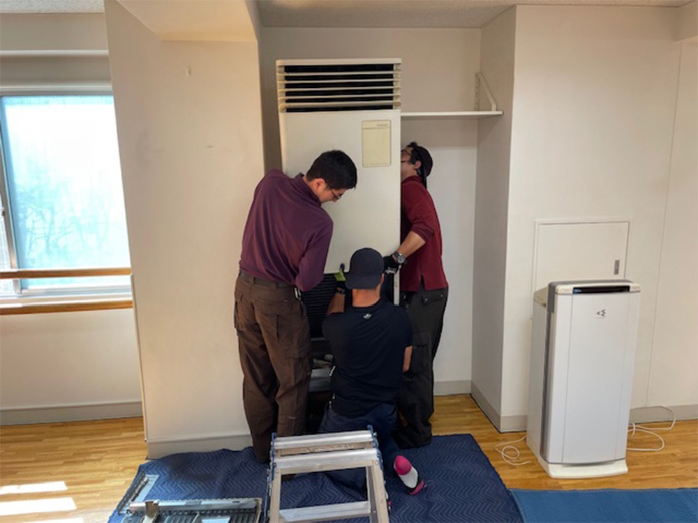 既存室内機撤去