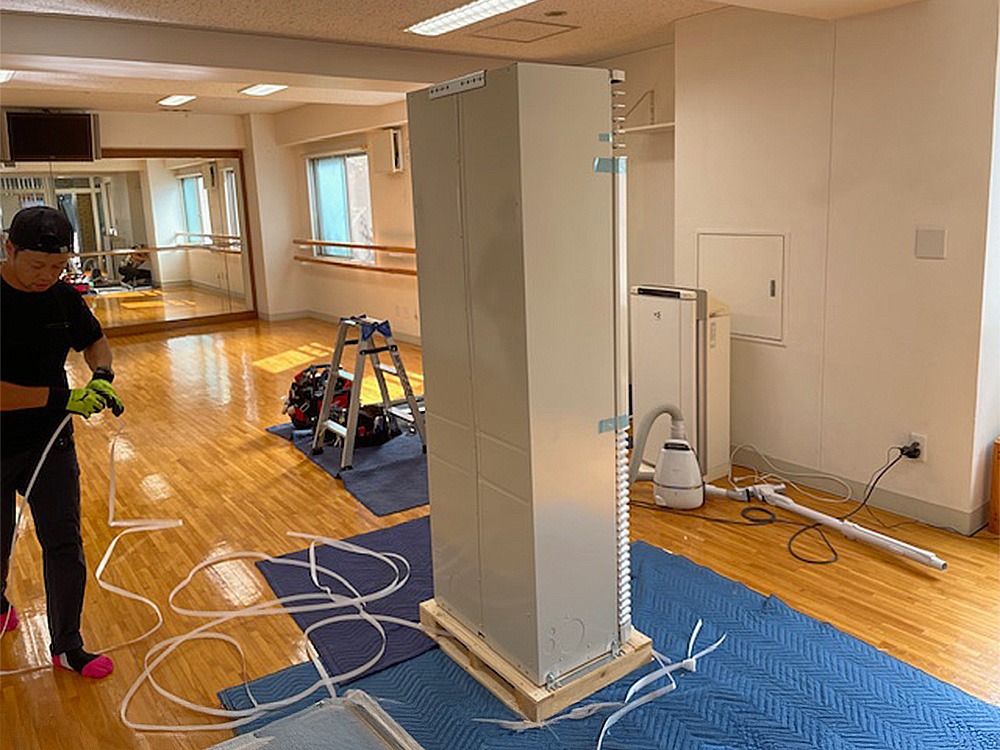 新規室内機搬入②