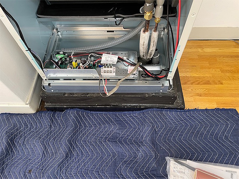 室内機側配管接続