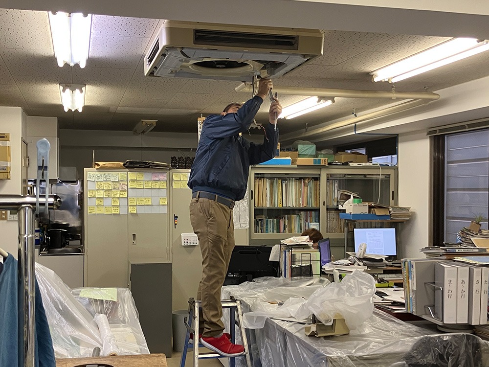 既存室内機撤去①