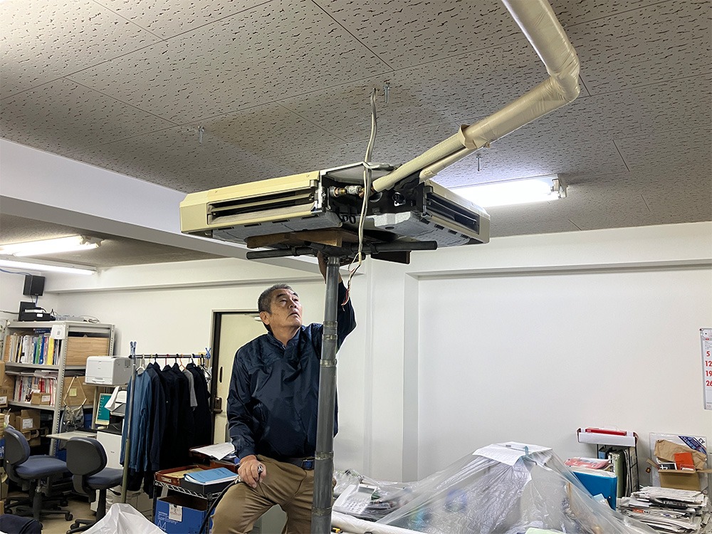 既存室内機撤去②