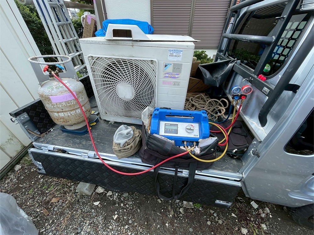 冷媒ガス回収