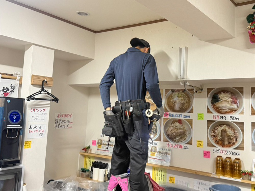 既存室内機撤去