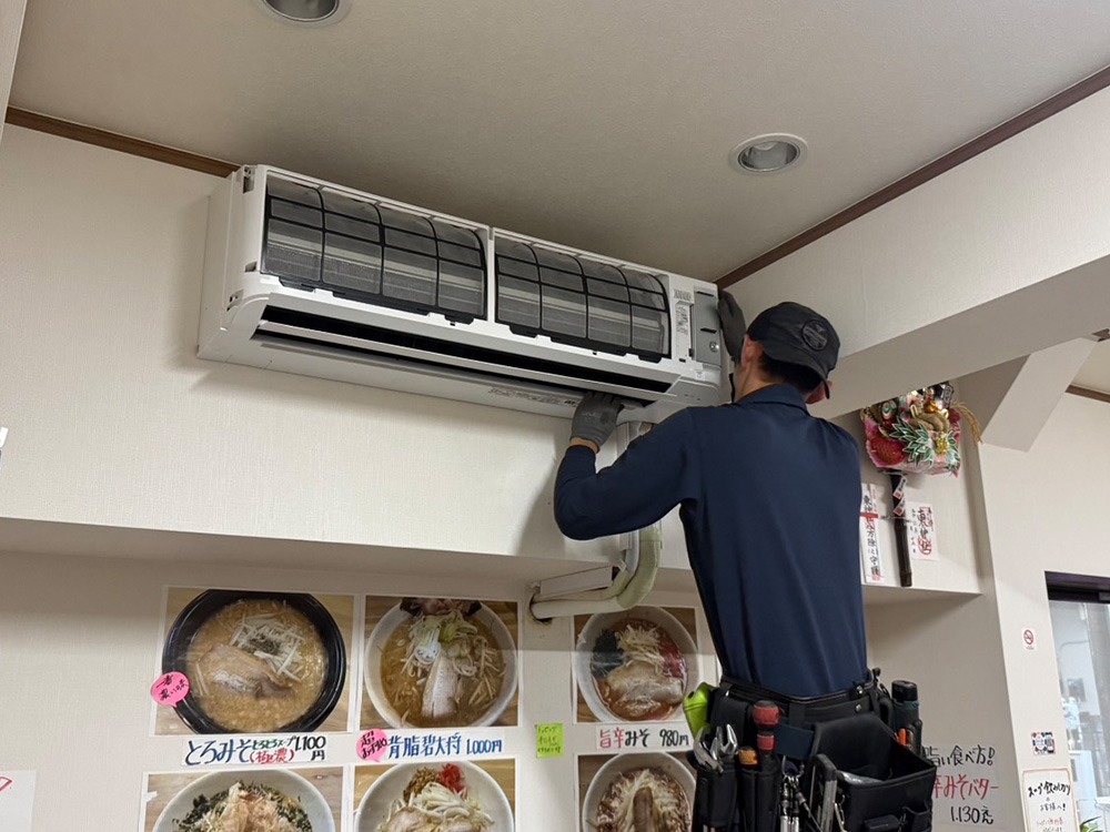 室内機側配管接続②