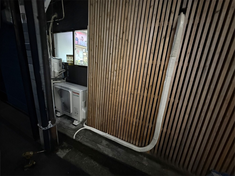 室外機側配管ルート