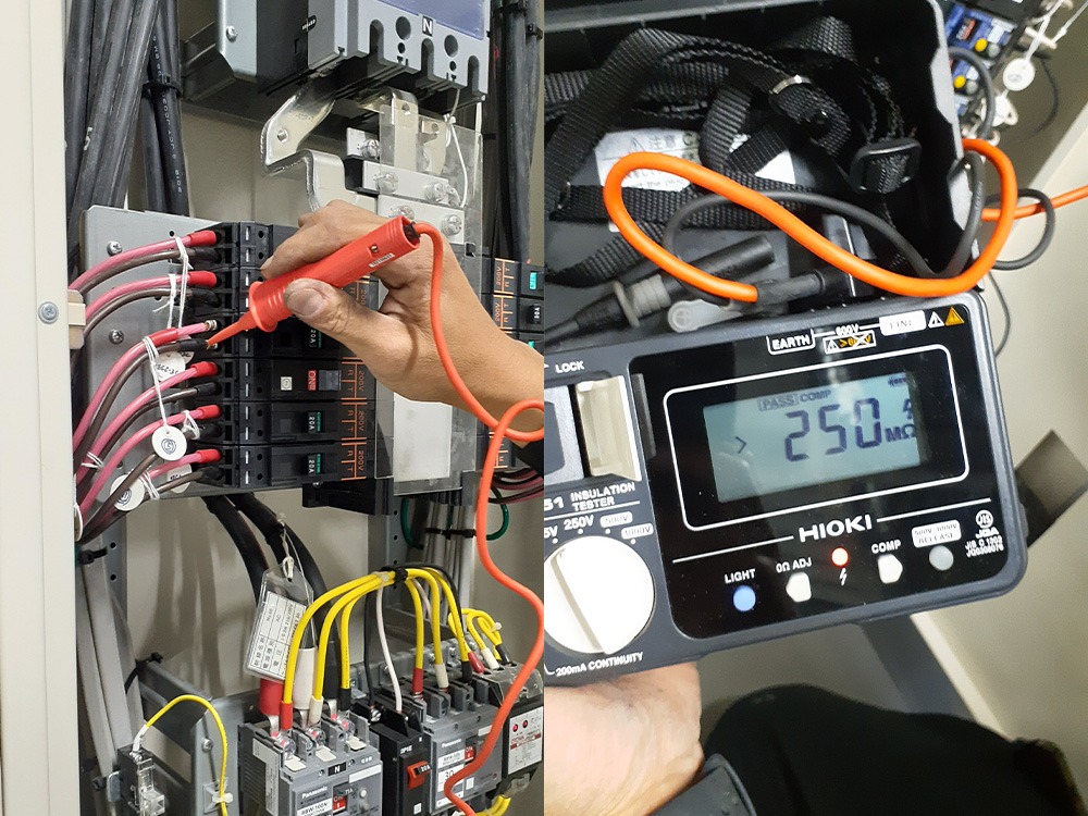 絶縁抵抗値測定