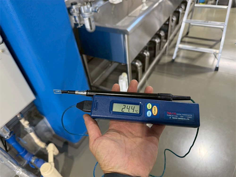 運転時室内温度テスト