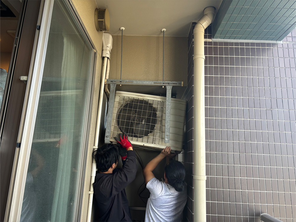 既存室外機撤去①