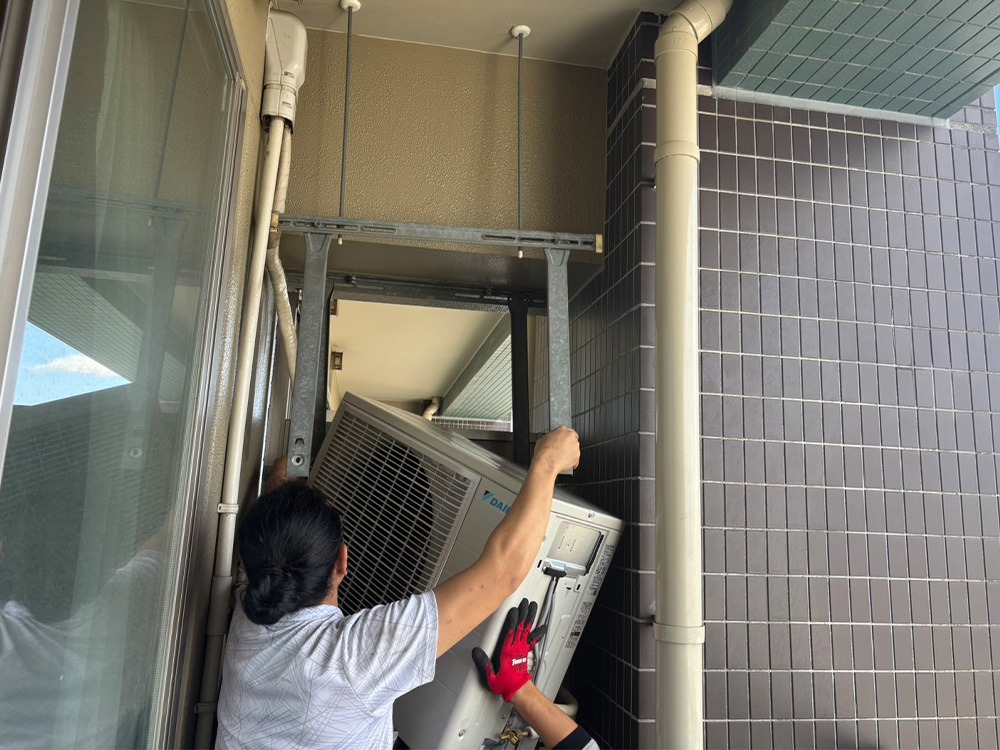 新規室外機設置①