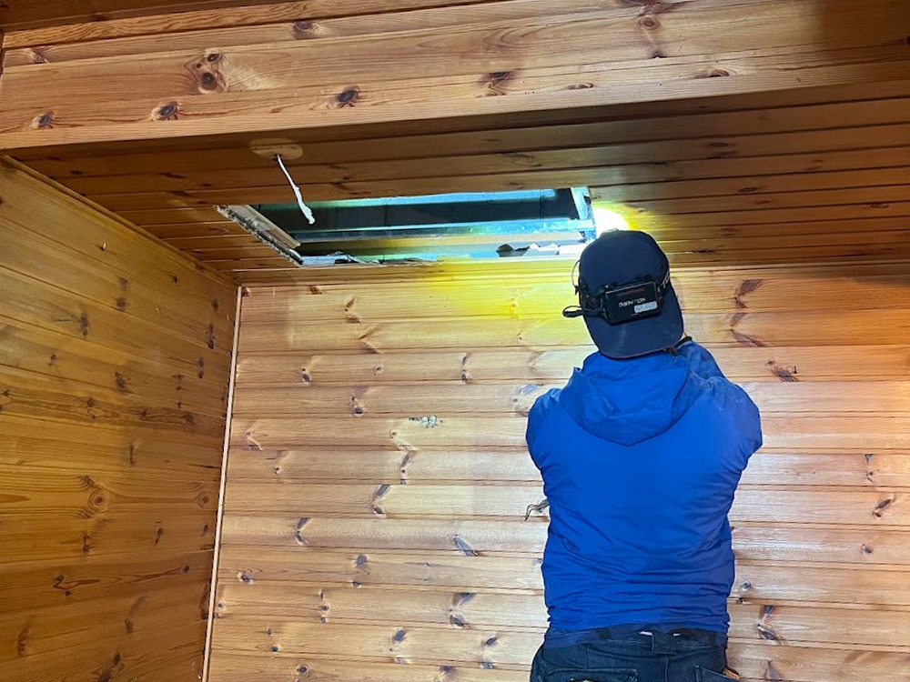 室内機側既設配管①