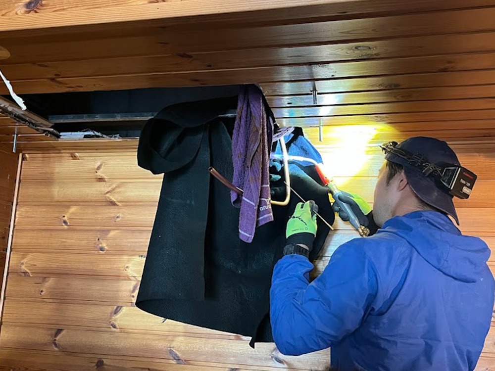 室内機側既設配管②