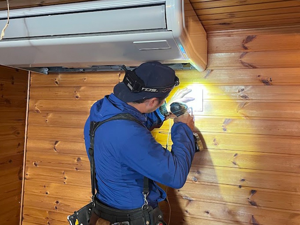 ワイヤードリモコン設置