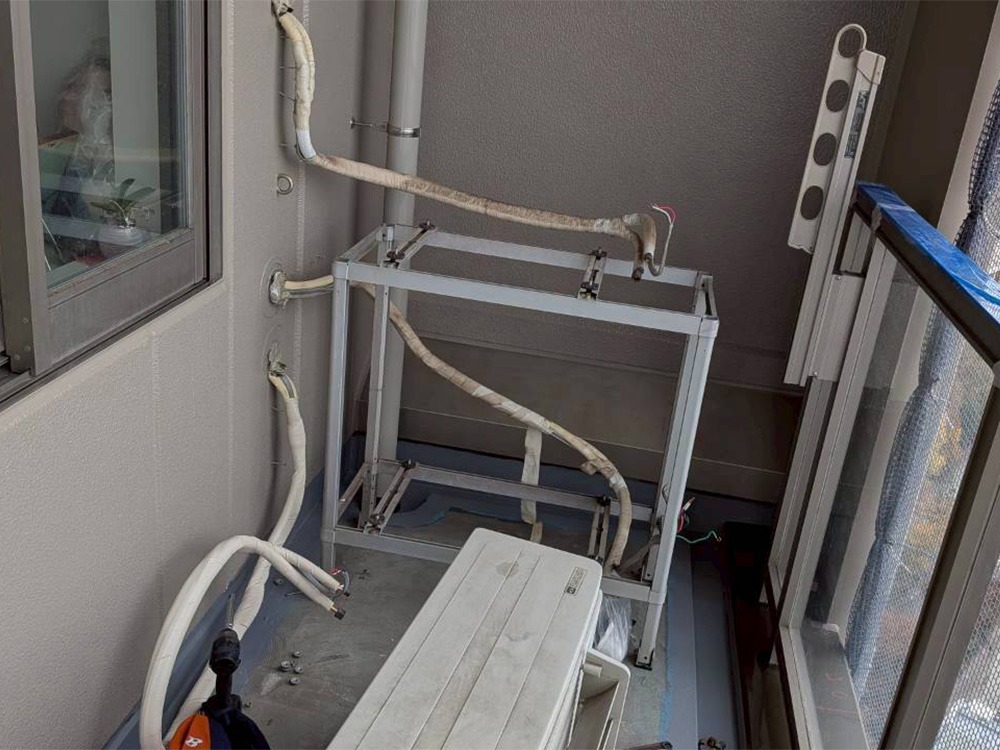 既存室外機撤去②