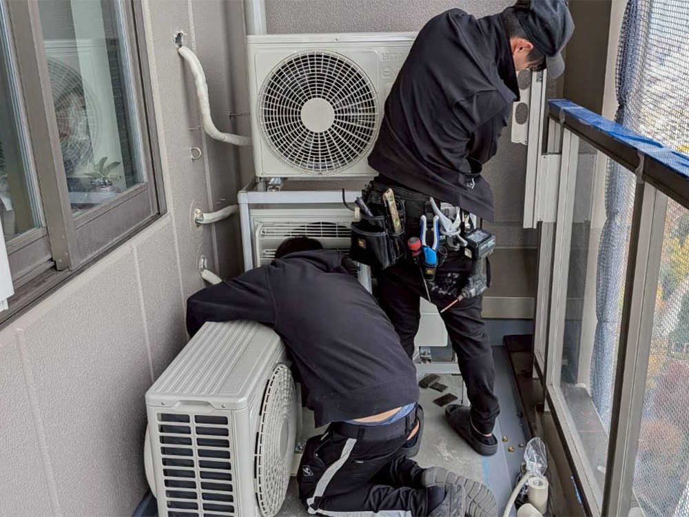 新規室外機設置①