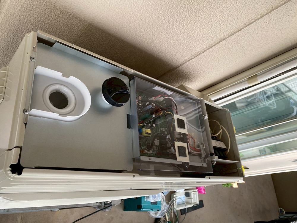 新規床暖房ユニット設置