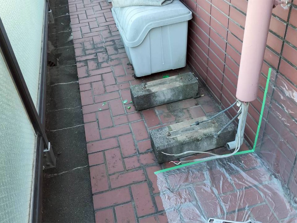 既存室外機B撤去