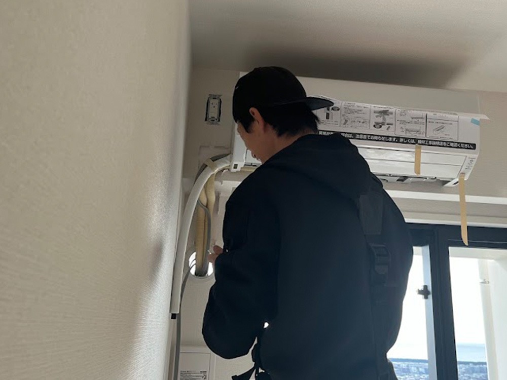 新規室内機A設置②