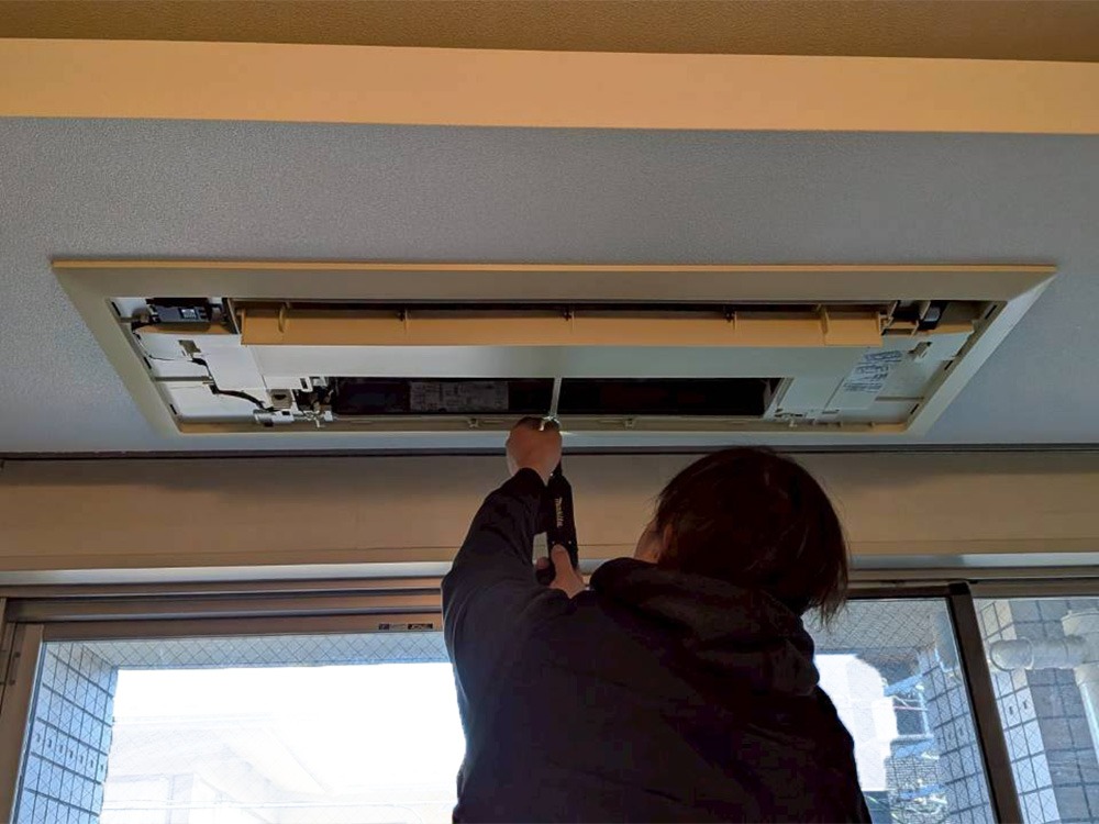 既存室内機撤去①