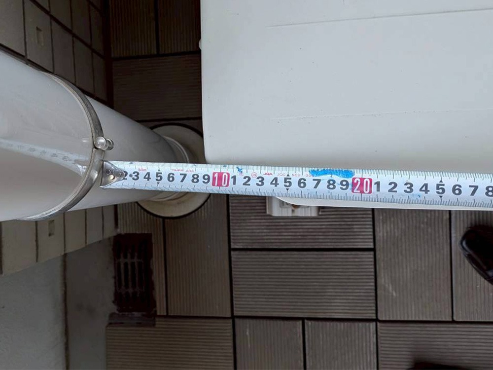 既存室外機寸法チェック②