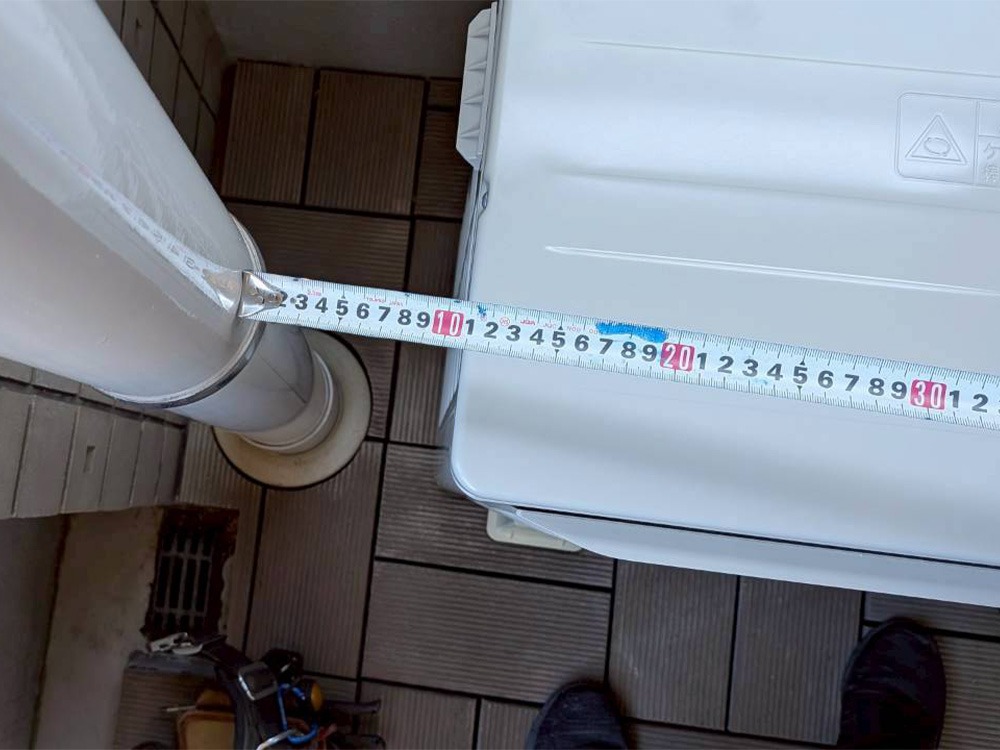 新規室外機寸法確認②