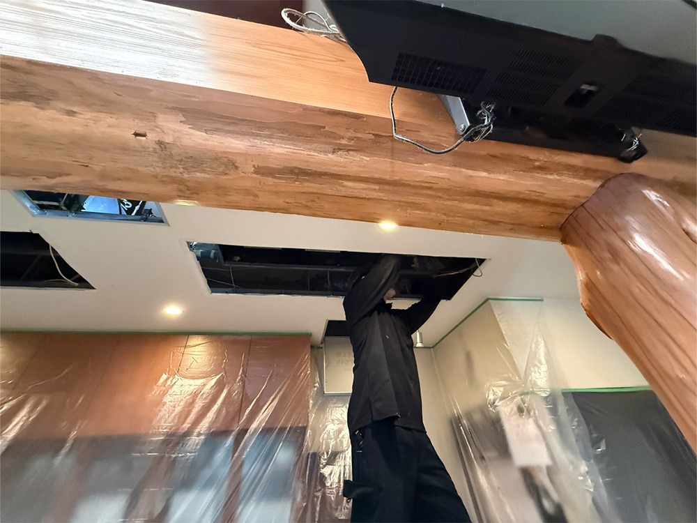 既存室内機撤去②