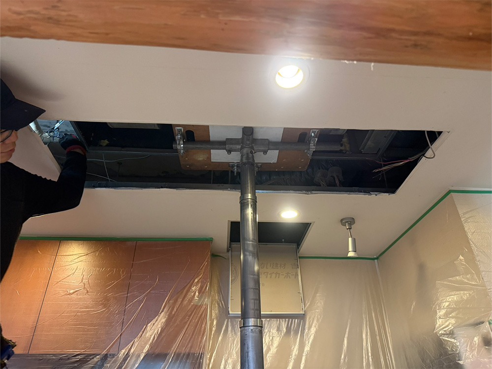 既存室内機撤去③
