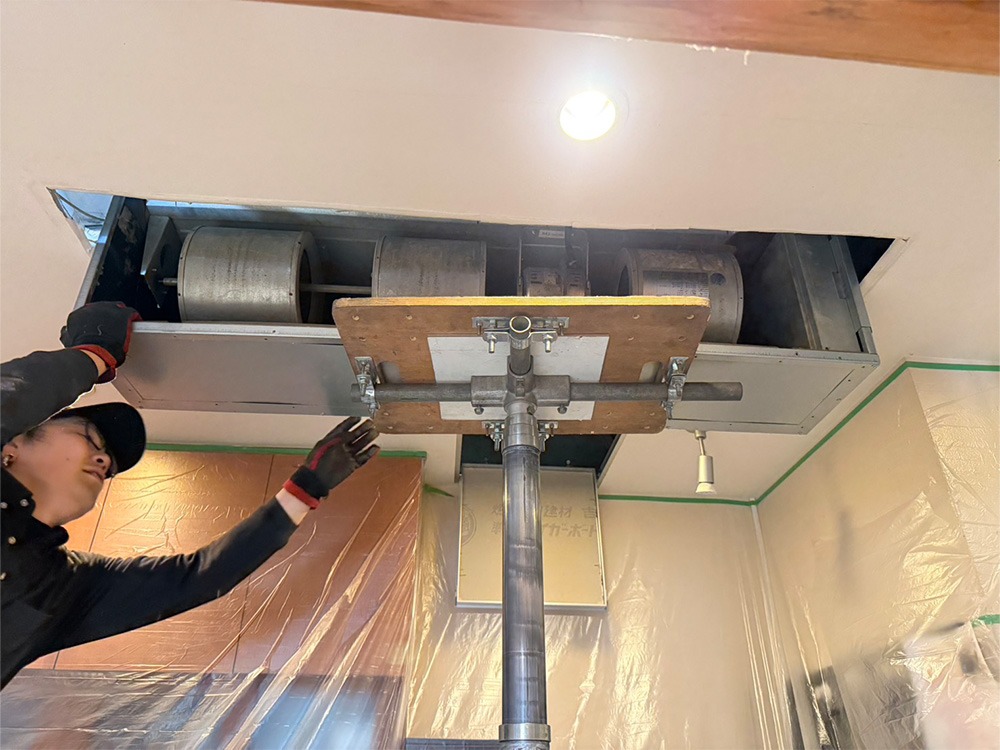 既存室内機撤去④