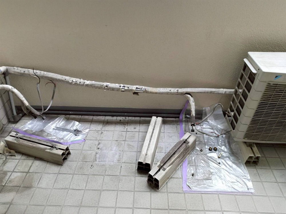 既存室外機B撤去