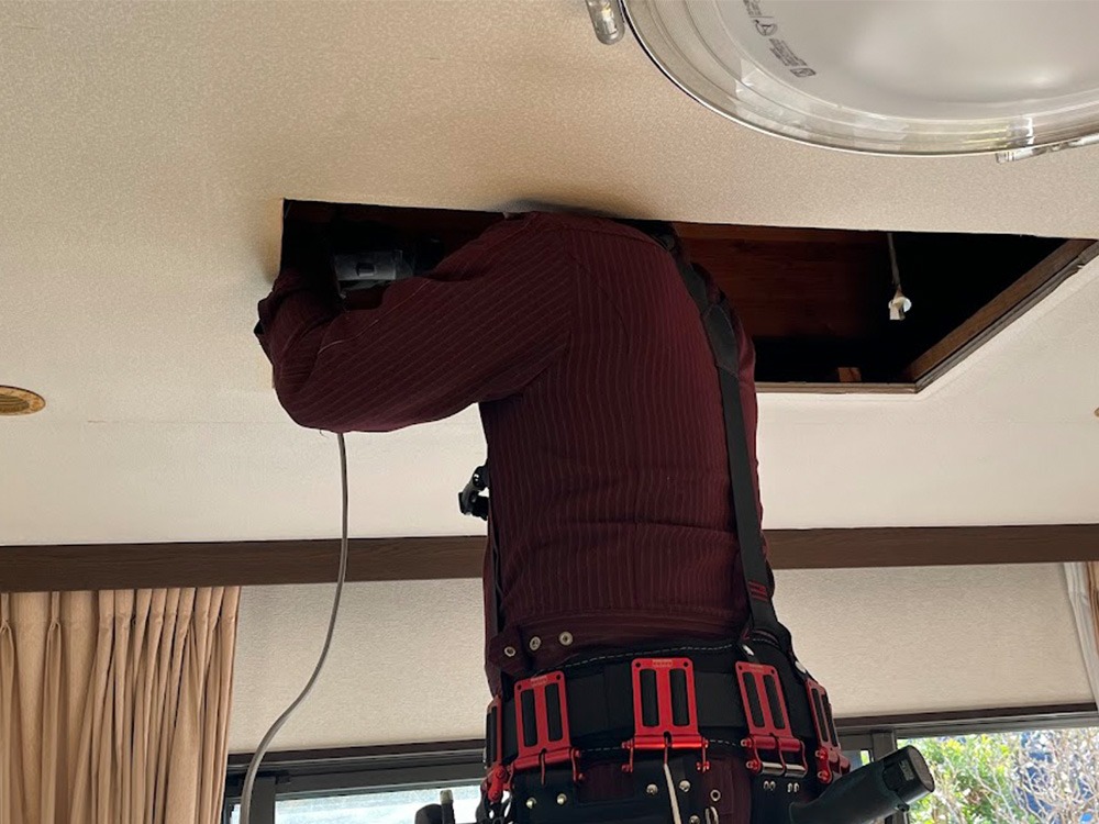 室内機側既存配管加工