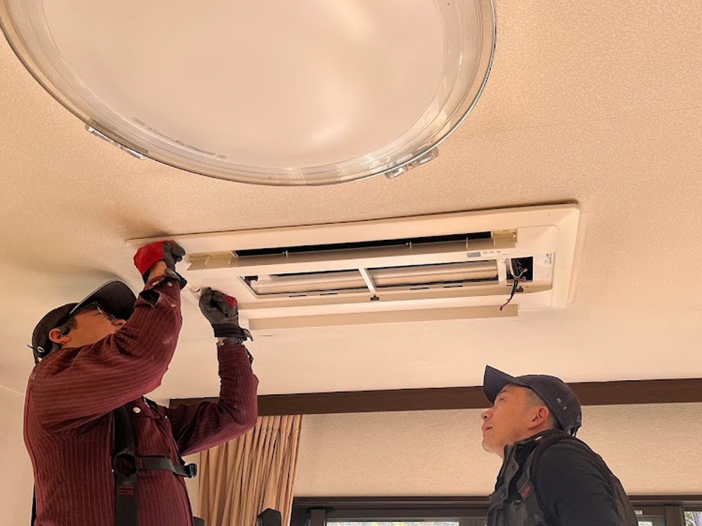 新規室内機パネル設置