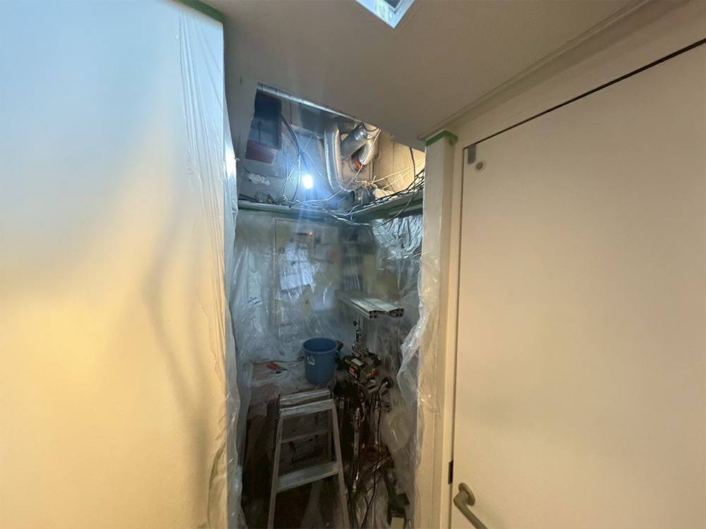 既存室内機撤去