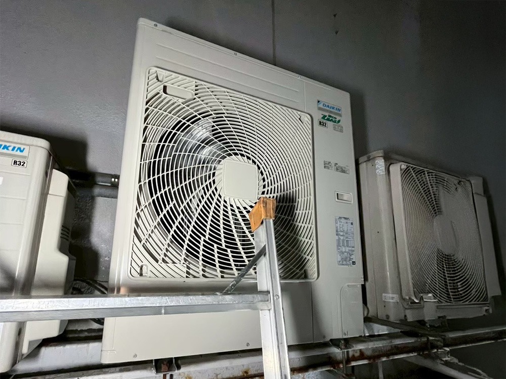 新規室外機設置